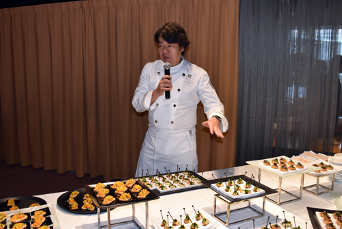 「第１回ワールドシェフ王料理大会」総合プロデュースを手掛ける「ＨＡＬ ＹＡＭＡＳＨＩＴＡ 東京本店」の山下春幸氏