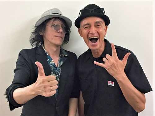 ゲストのいまみちともたかと、ＭＣのマーク・パンサーが出演したラジオ関西のミュージックプログラム『Ｍ×Ｍ Ｍｅｅｔ ｔｈｅ Ｍ－ＩＮＴ ＫＯＢＥ』は６月２７日（木）午後８時からラジオ関西で放送（写真：ラジオ関西）