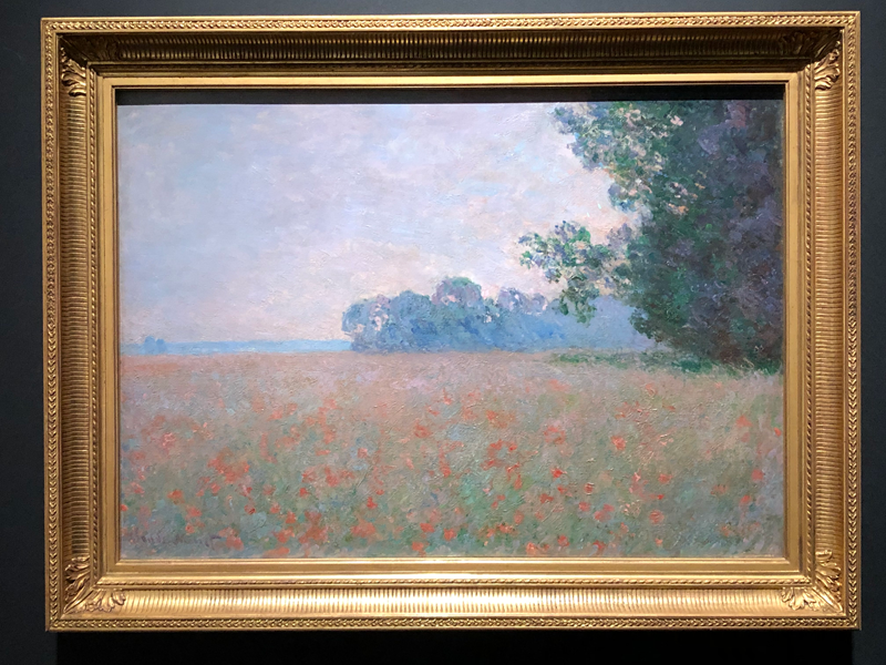 クロード・モネ 《ひなげしの咲く麦畑》 1890年頃