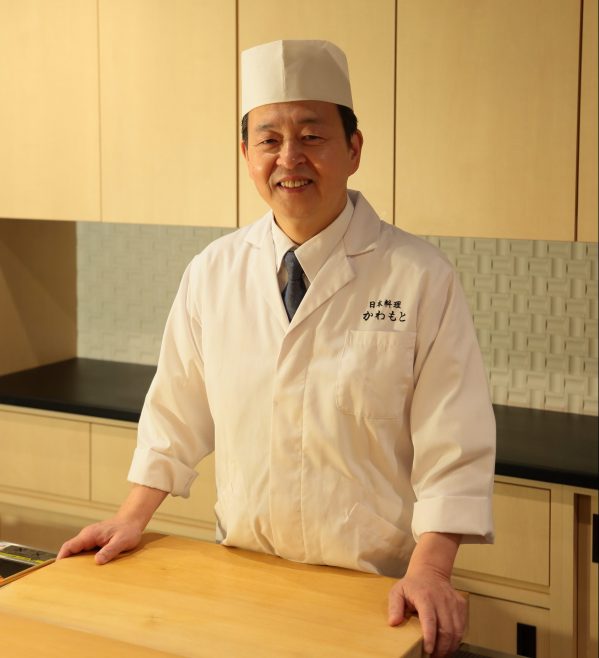 「日本料理かわもと」の料理人、川本徹也さん