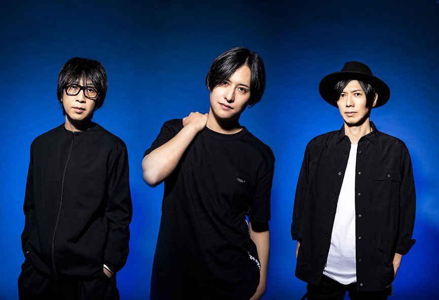 WANDS、左から木村真也 （Key）、上原大史 （Vo）、柴崎浩（Gt）