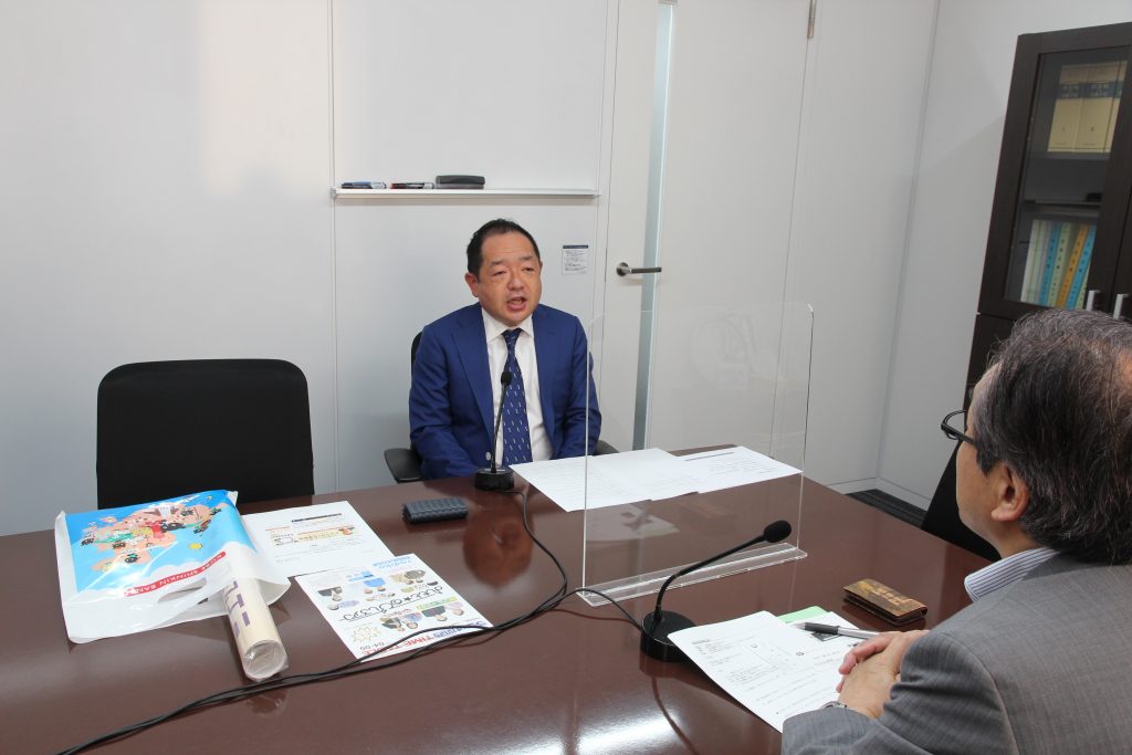オフィスパートナー株式会社代表取締役の湯浅達志さん（写真：ラジオ関西）