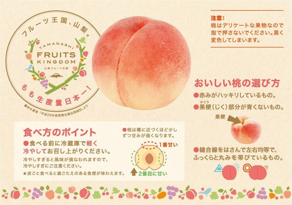 山梨県産朝採れ硬い桃10 果物 | optimark-store.com