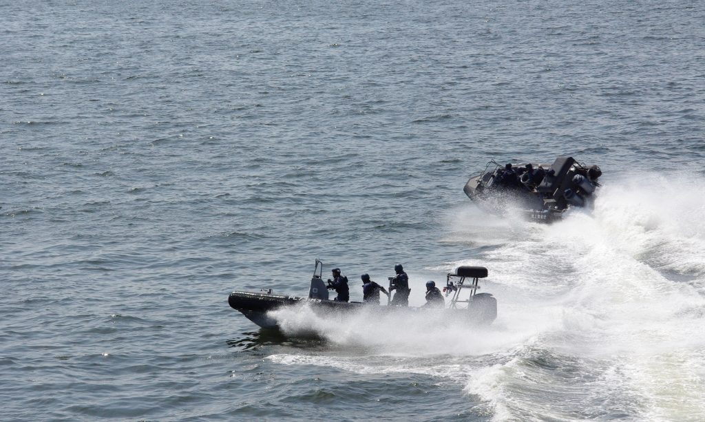 海の機動隊「特別警備隊」訓練（画像提供・第五管区海上保安本部）