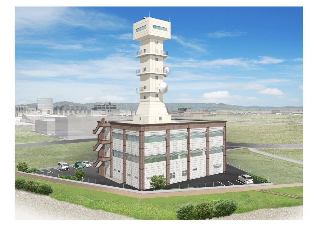 神戸・ポートアイランド　レーダー施設完成イメージ（※画像提供・第五管区海上保安本部）