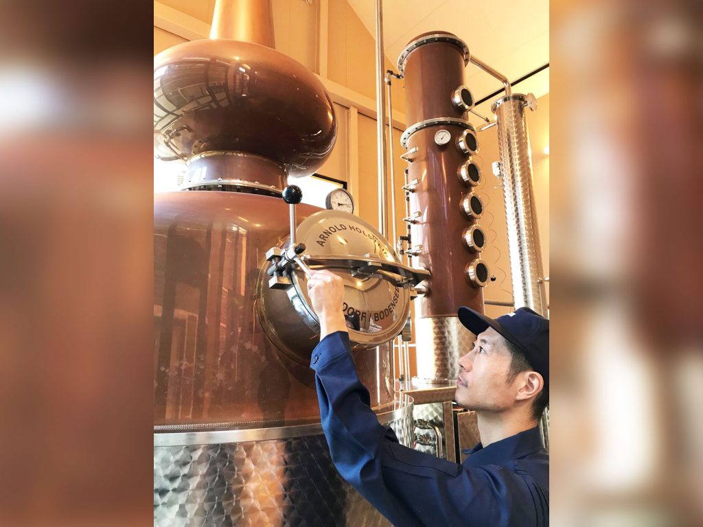ウイスキーの蒸溜設備