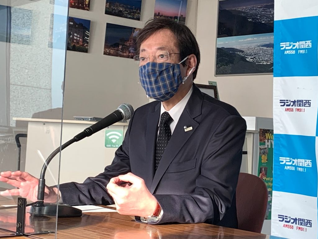 久元喜造・神戸市長「強い決意をもって安全のまちづくりに取り組む」と決意新た（1月17日午前＝神戸市役所）