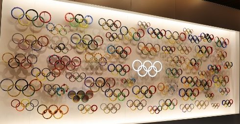 日本オリンピックミュージアム（東京都新宿区）世界観、多様性を発信〈※2019年12月20日撮影〉
