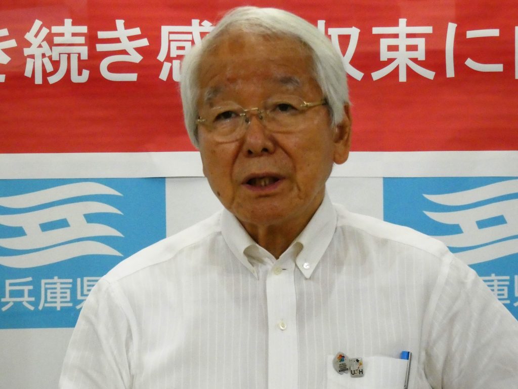 兵庫・井戸知事「宣言解除後も段階的な対策でリバウンドを防ぐ」（17日午後　兵庫県庁）