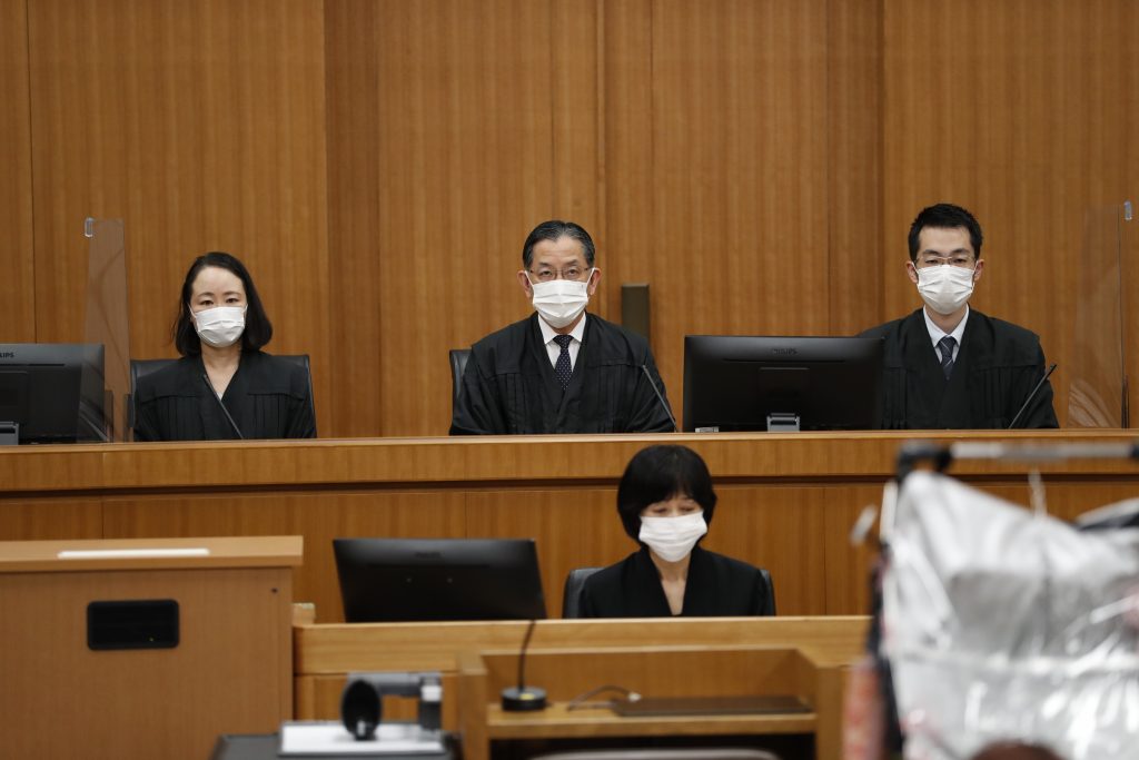 全国で6件目の判決 違憲性の指摘は神戸地裁が4例目となった＜※代表撮影 2021年8月3日＞