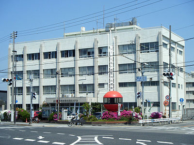 捜査本部が置かれた尼崎南警察署（現在は耐震工事中のため西分庁舎を使用）