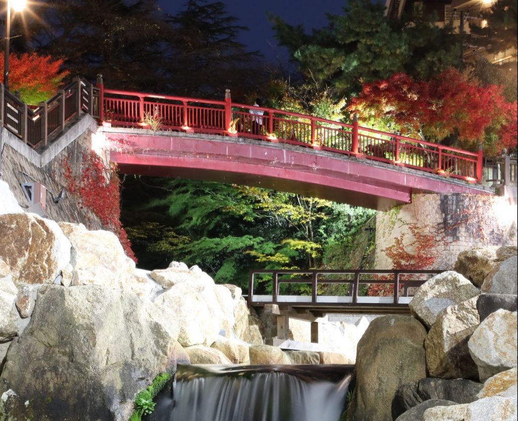 関西の奥座敷・有馬温泉（神戸市北区）もキャンペーン利用を呼びかけている（※参考画像 2020年秋）