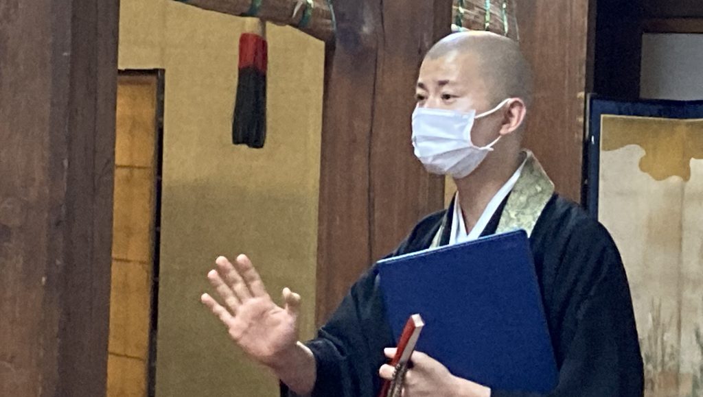 「一絃須磨琴保存会」副会長 小池陽人・須磨寺副住職