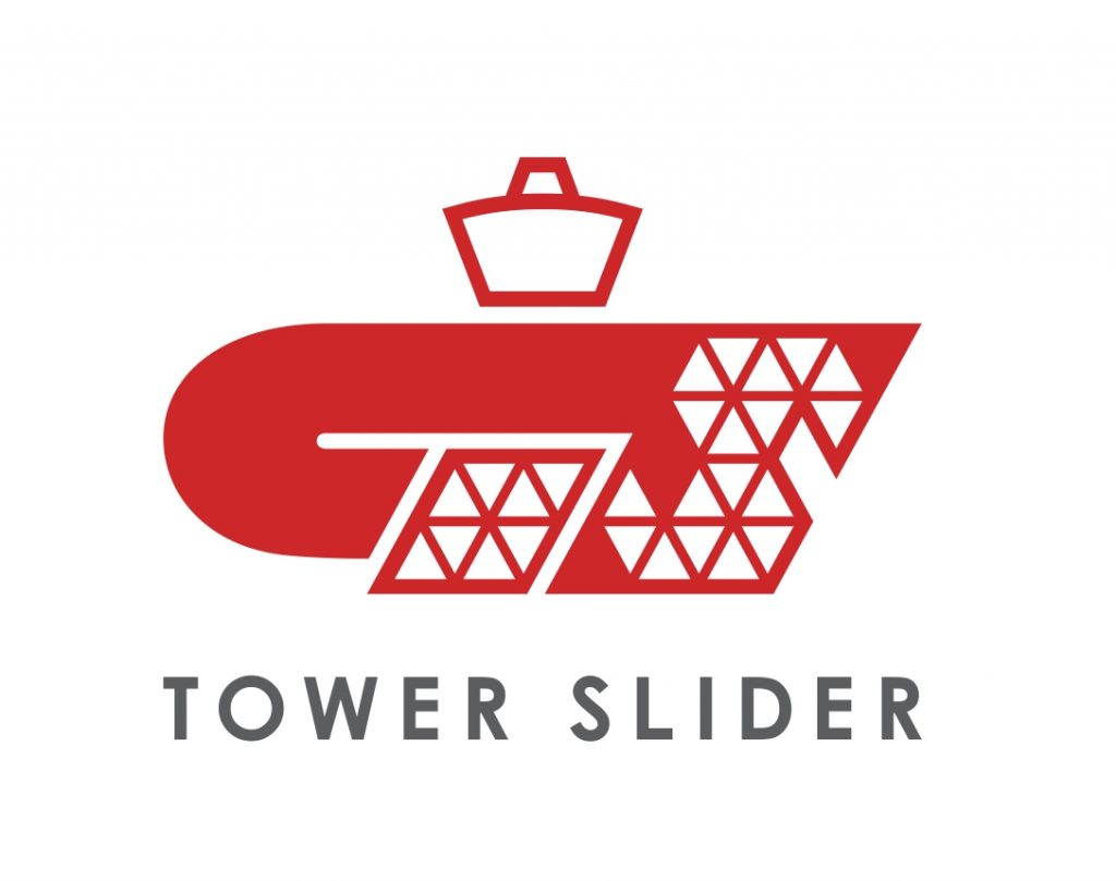 通天閣「TOWER　SLIDER」ロゴマーク＜画像提供・通天閣観光＞