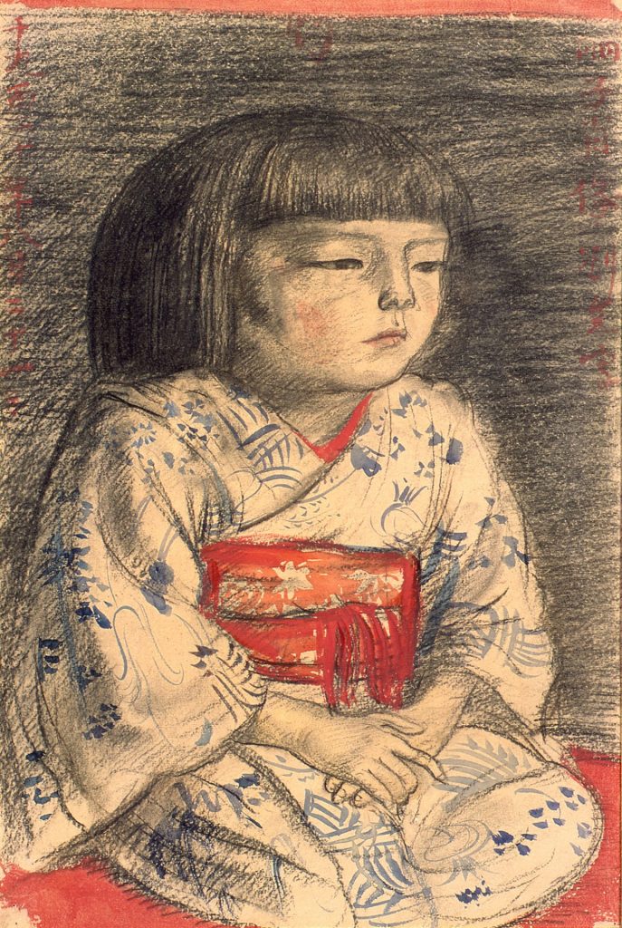 岸田劉生「麗子肖像」1920年、山王美術館蔵