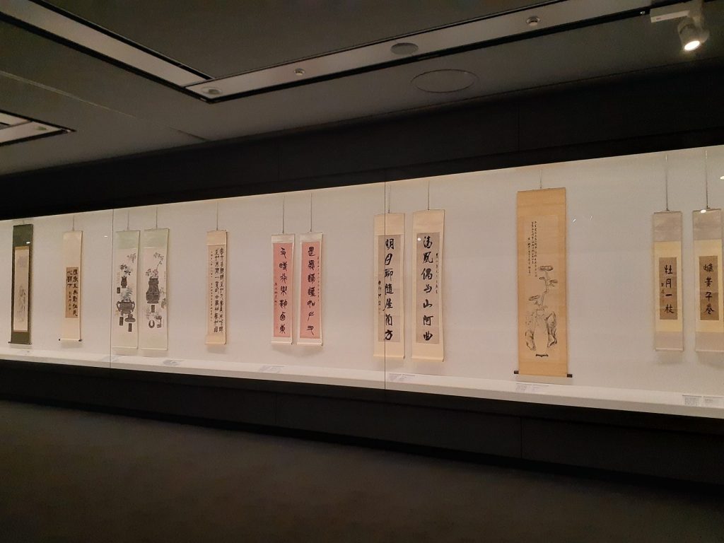 中国明清の書画篆刻　梅舒適コレクションの精華　展示風景