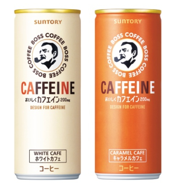 ”カフェイン・マネジメント”の考え方に基づいて開発された「BOSS CAFFEINE」（サントリー）