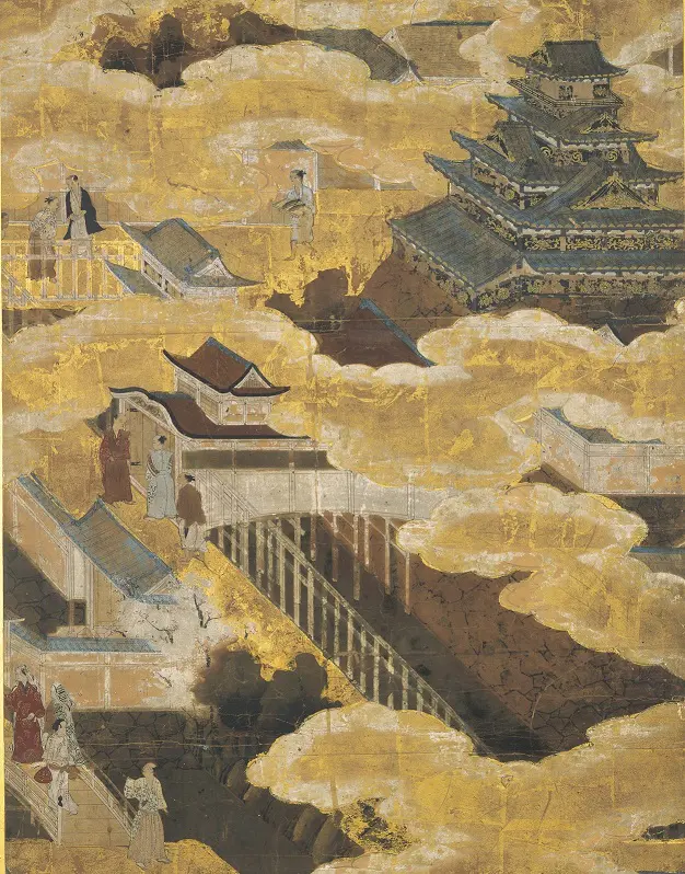 「大坂城図屏風」【大阪城天守閣提供・転載禁止】