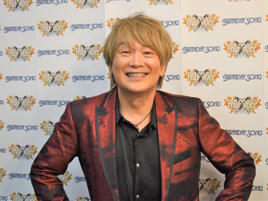 影山ヒロノブさん　※2022年7月、ANIME JAPAN FES 2022 “大阪 夏の陣”会場にて