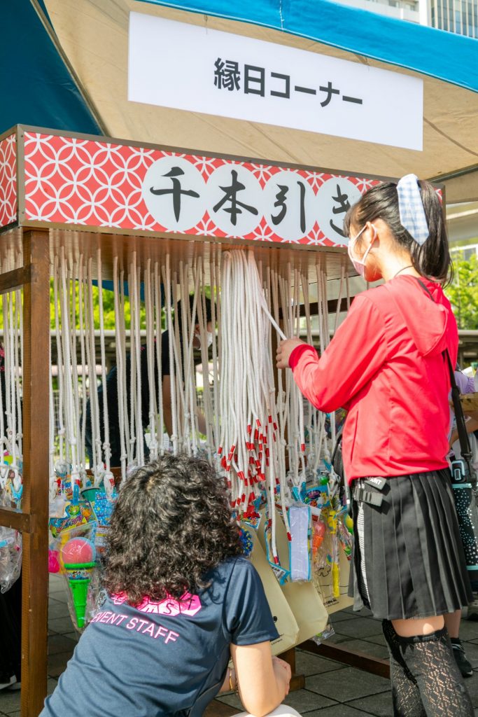 子ども向けの縁日コーナーも