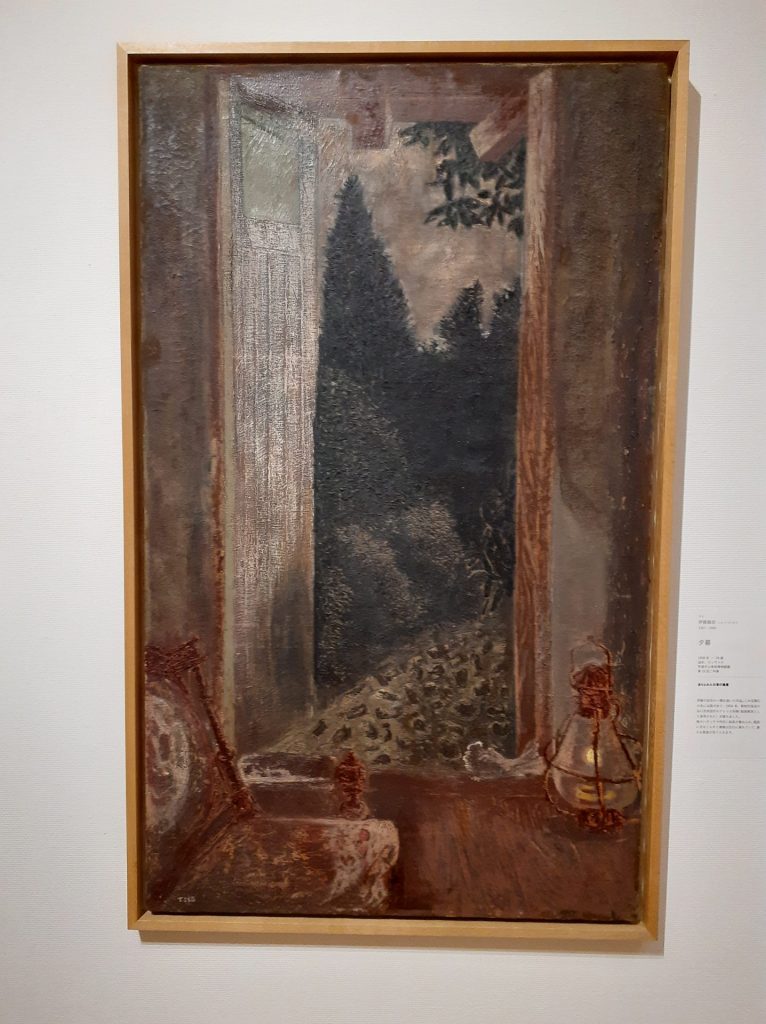 伊藤継郎「夕暮」1936年　油彩、カンヴァス　芦屋市立美術博物館蔵