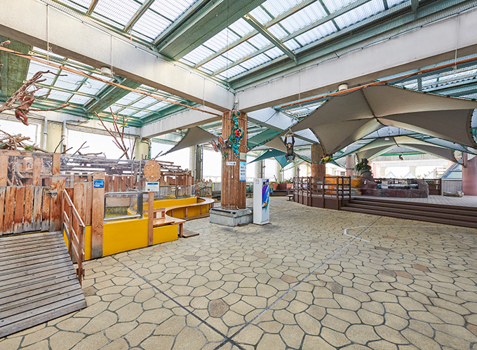 須磨海浜水族園・屋上展望広場 「水辺のふれあい遊園」