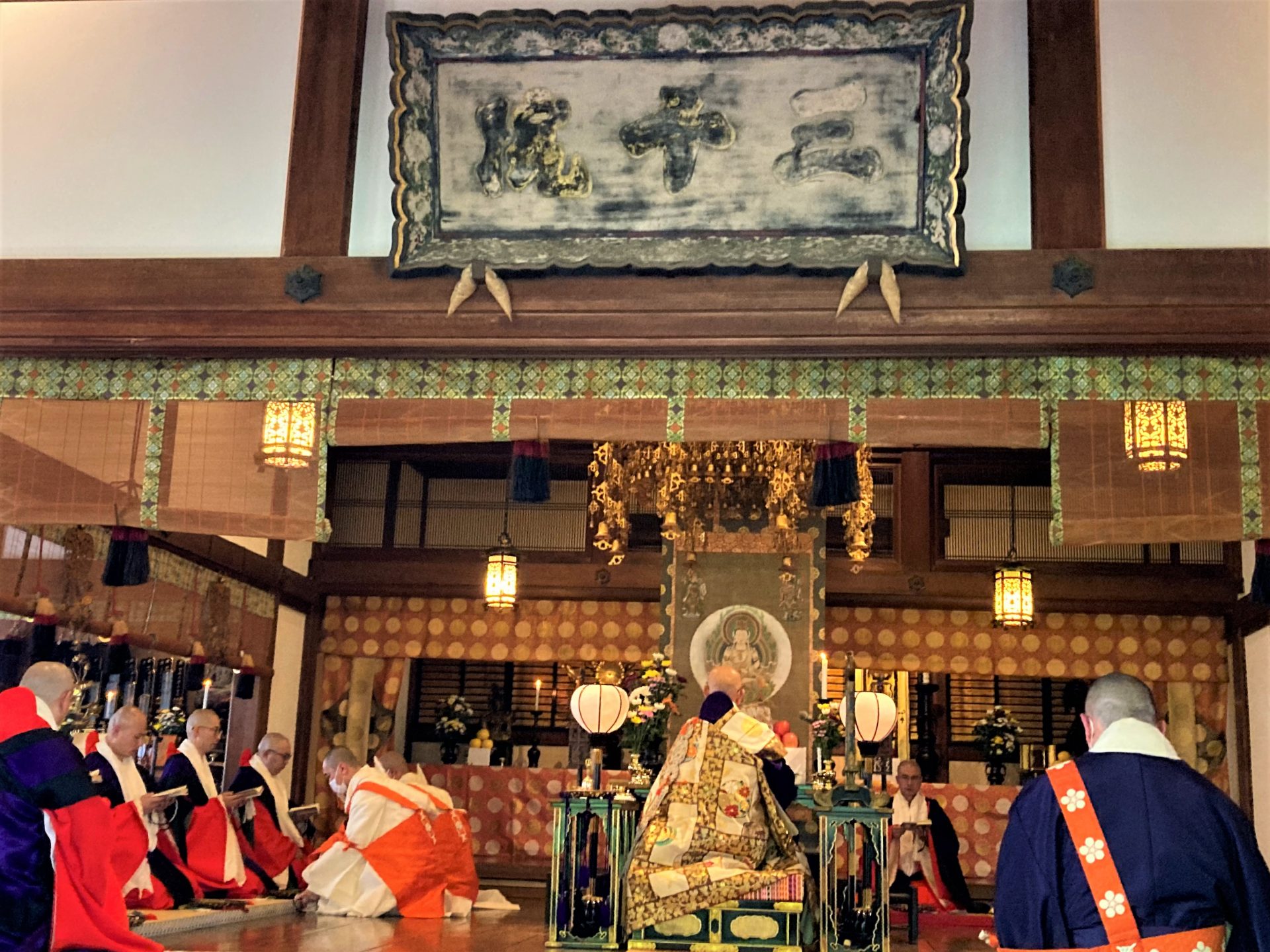 復興45年、宮中法会「御懺法講（おせんぼうこう）」京都・三千院