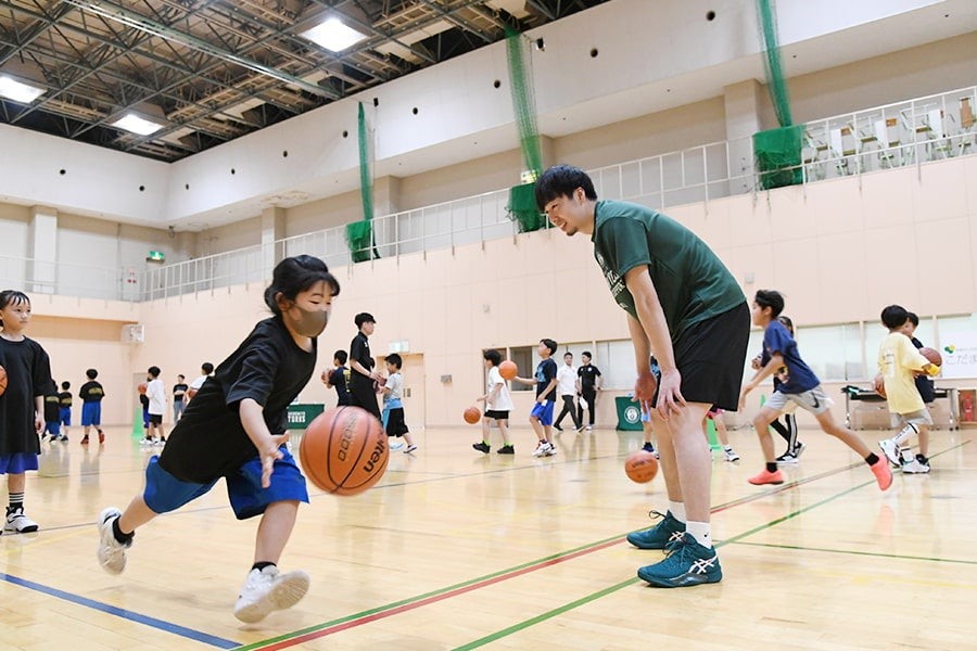 2023年6月17日に行われた宝塚バスケフェスの様子（C）KOBE STORKS