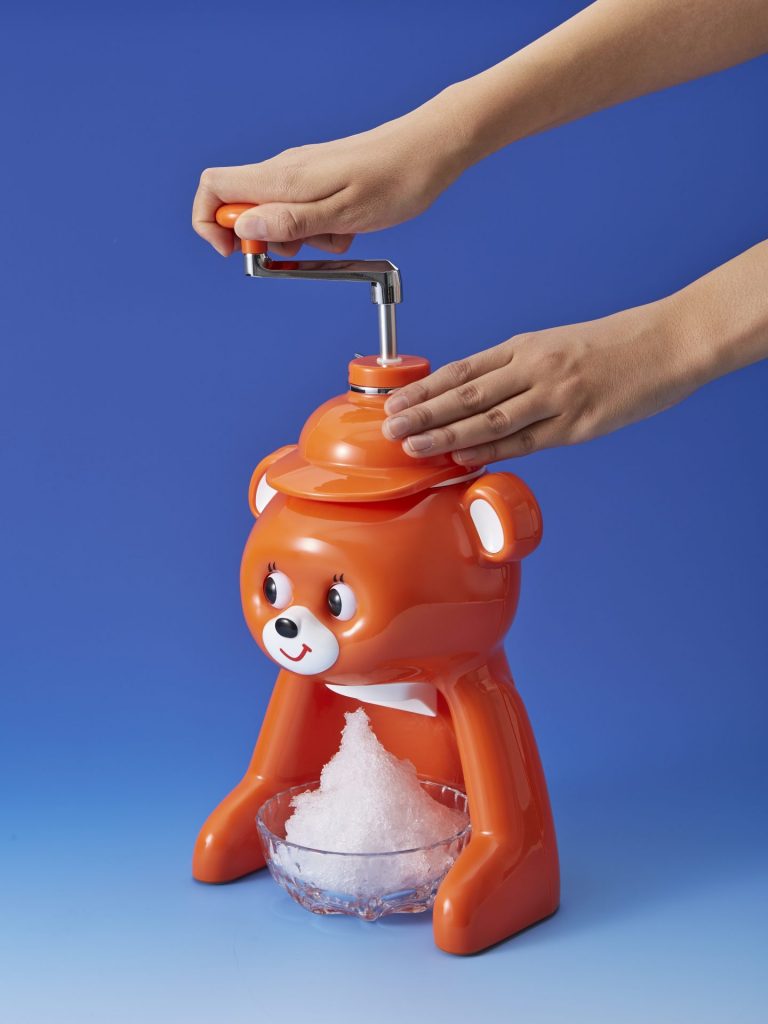 かき氷 きょろちゃん 復刻版 オレンジ - 調理器具