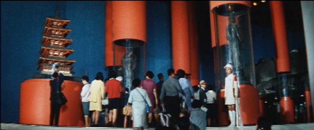 大阪万博 日本館（日本万国博覧会公式記録映画より）， 1970年, 大阪府所蔵