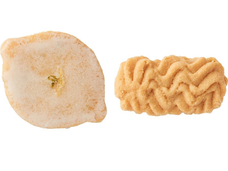 左から「レモンクッキー」「メープルクッキー」