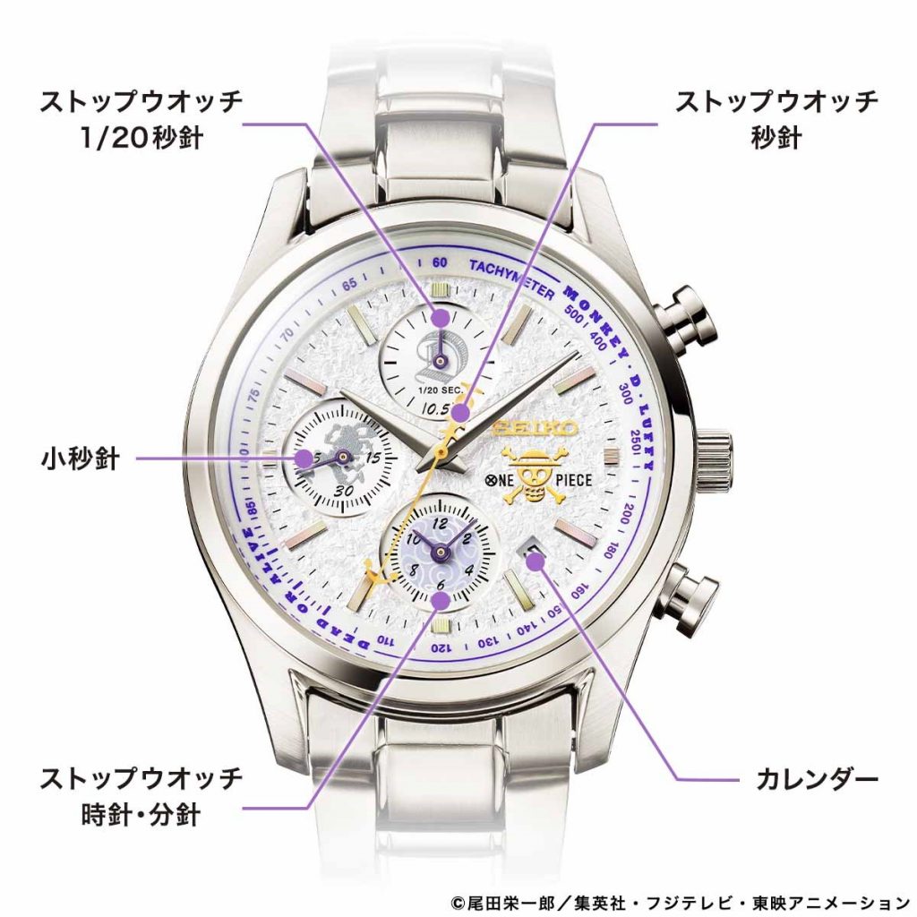 セイコー×ONE PIECE」コラボ腕時計 ルフィ新形態”ギア5“モチーフ 5000