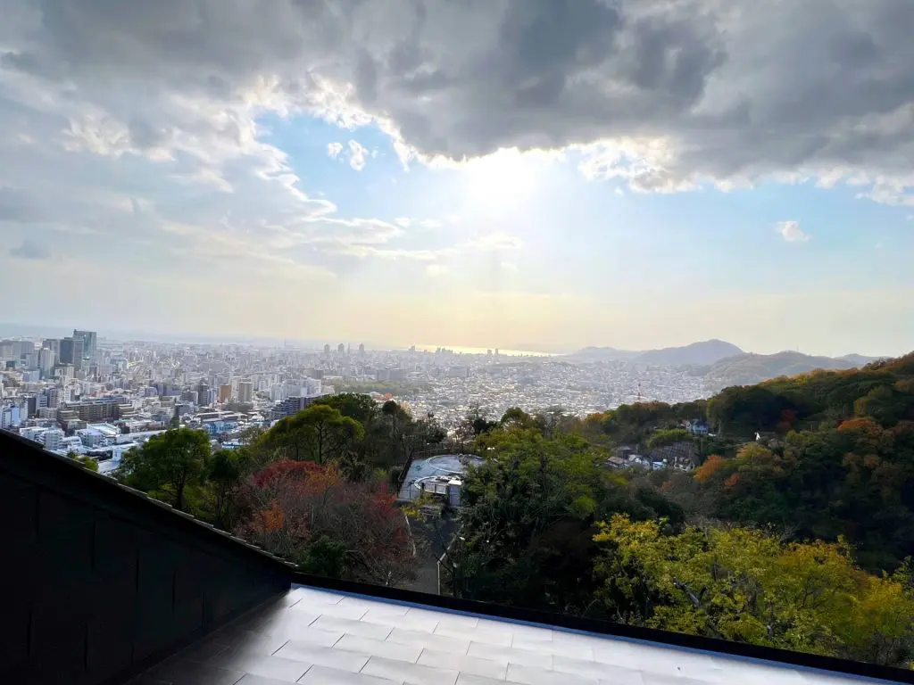 2階バルコニーからの風景