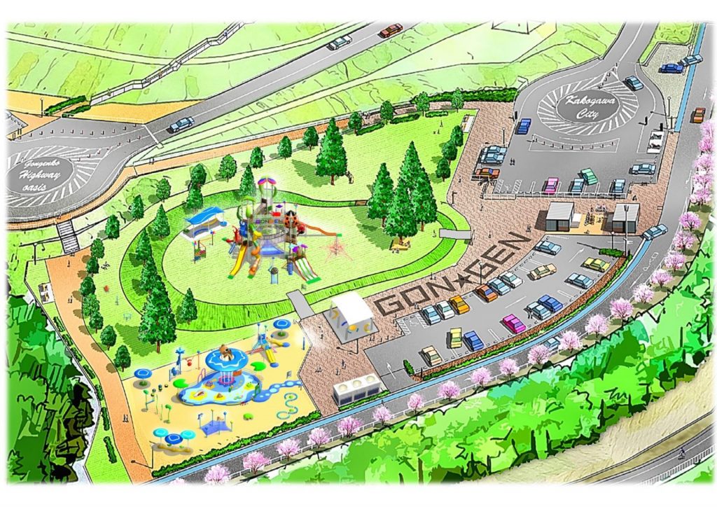 権現総合公園完成イメージ図　2025（令和7）年リニューアルの予定（画像提供：加古川市）