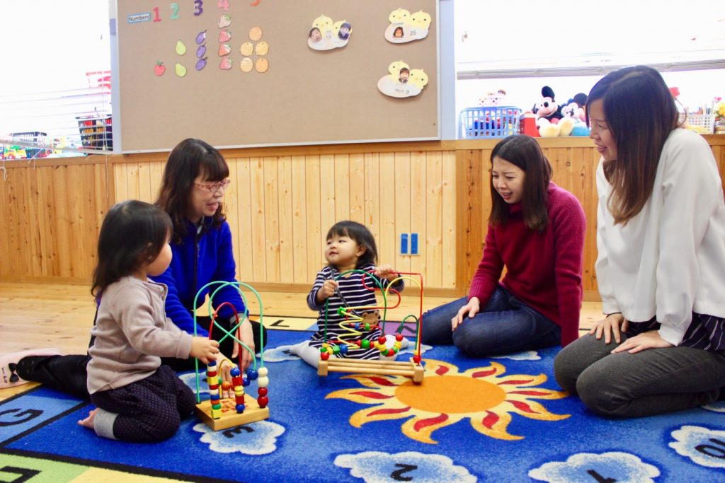 2歳から保育　幼児は「トドラー」と呼ばれる（提供：芦屋インターナショナルスクール）