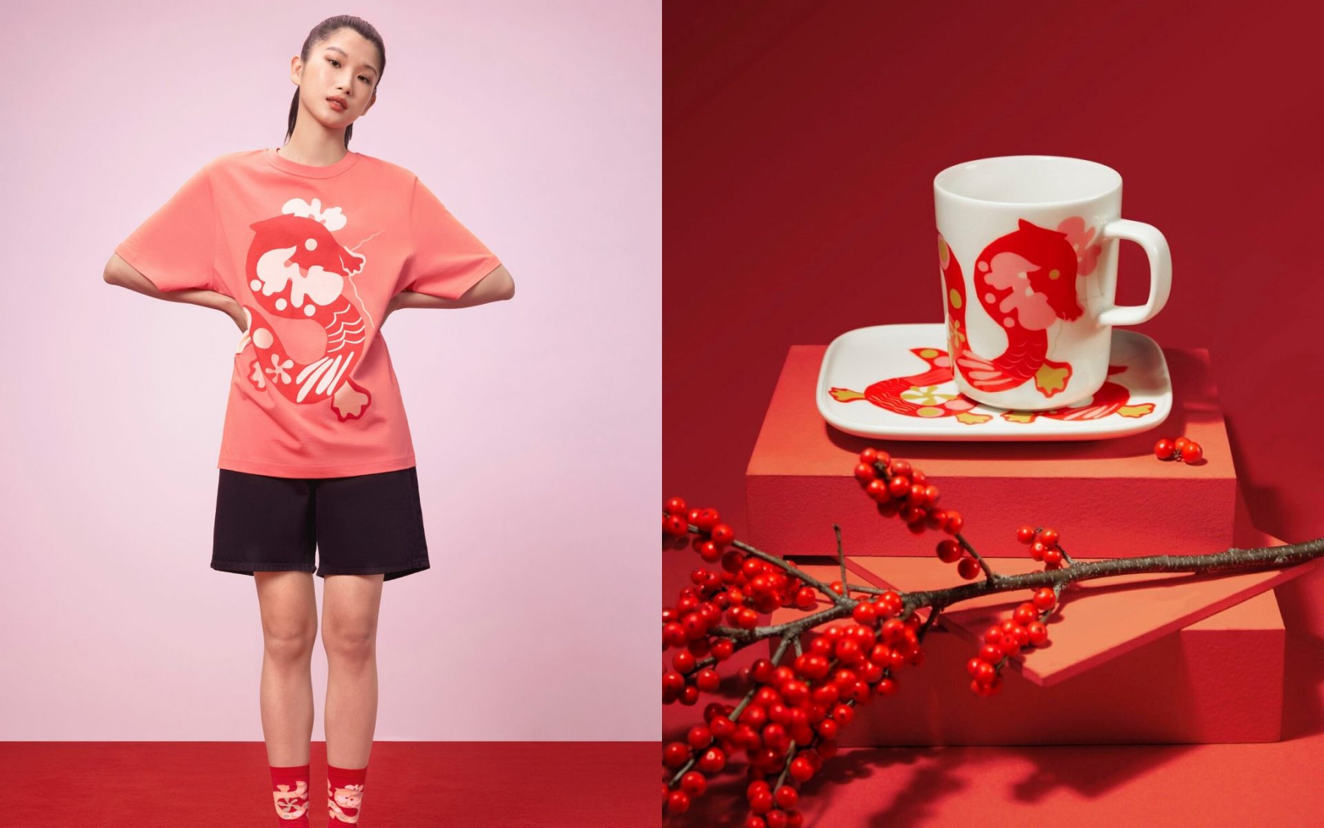 マリメッコ」ドラゴンモチーフのアイテム5種発売 先行受注5日開始