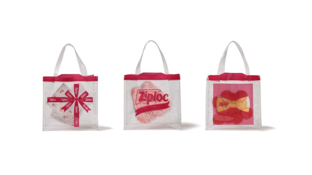 「Ziploc(R) Ribbon Tote Bag M」（4400円）