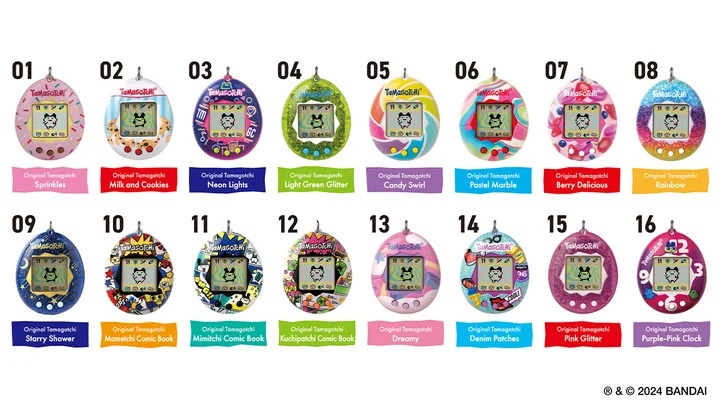 Original Tamagotchi　16種（各3080円）