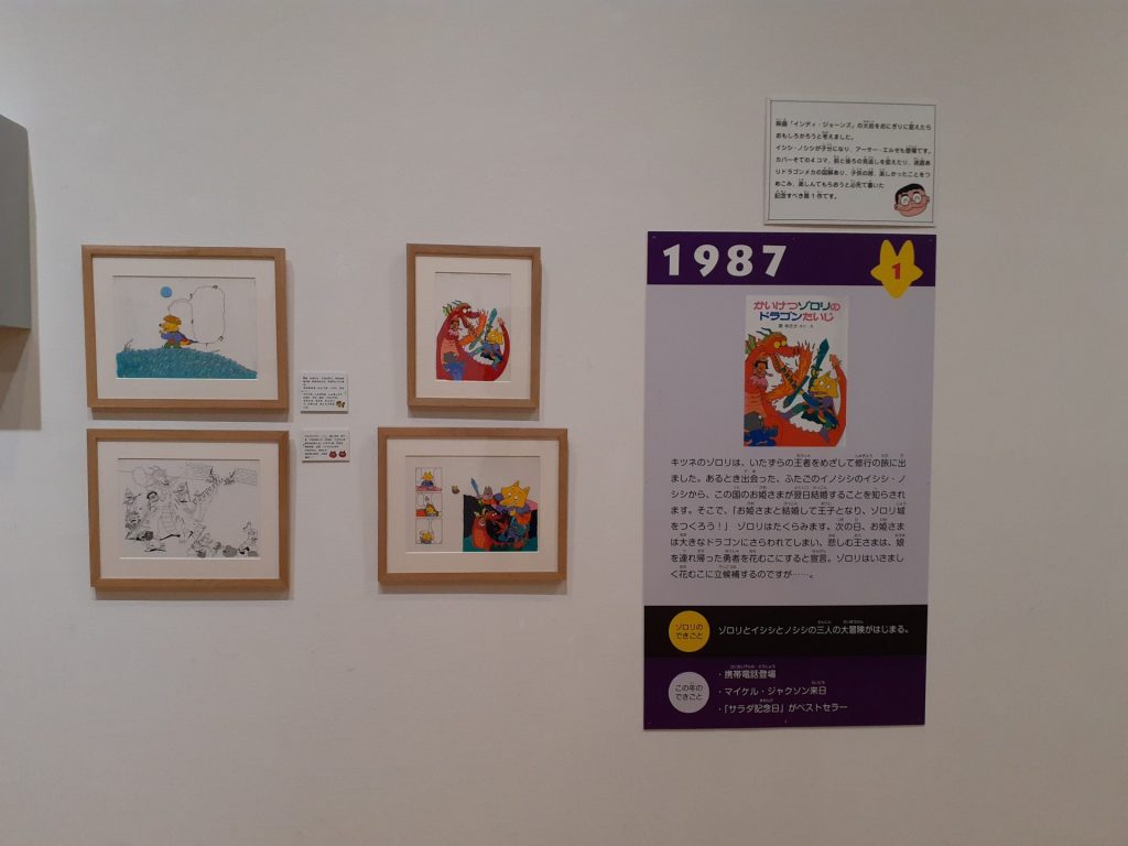 展示風景：第1巻『かいけつゾロリのドラゴンたいじ』（1987年）