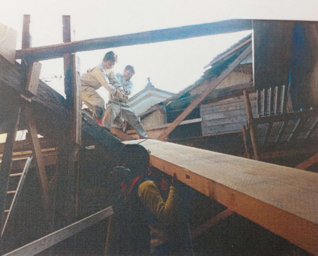 梁は残して（画像提供：井上晴登建設）