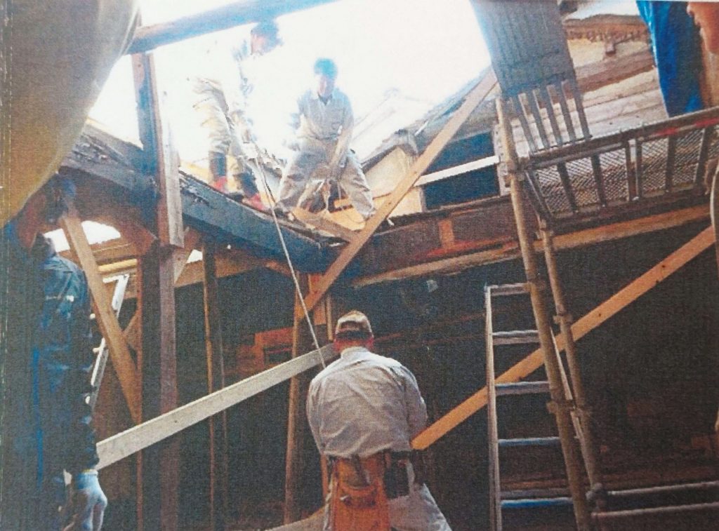 リノベーション工事の様子（画像提供：井上晴登建設）