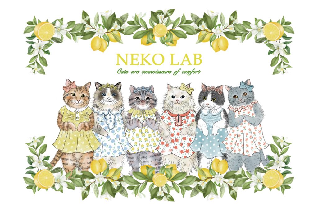 イラストレーター365cat.art氏が描いた可愛らしい６匹の猫たち