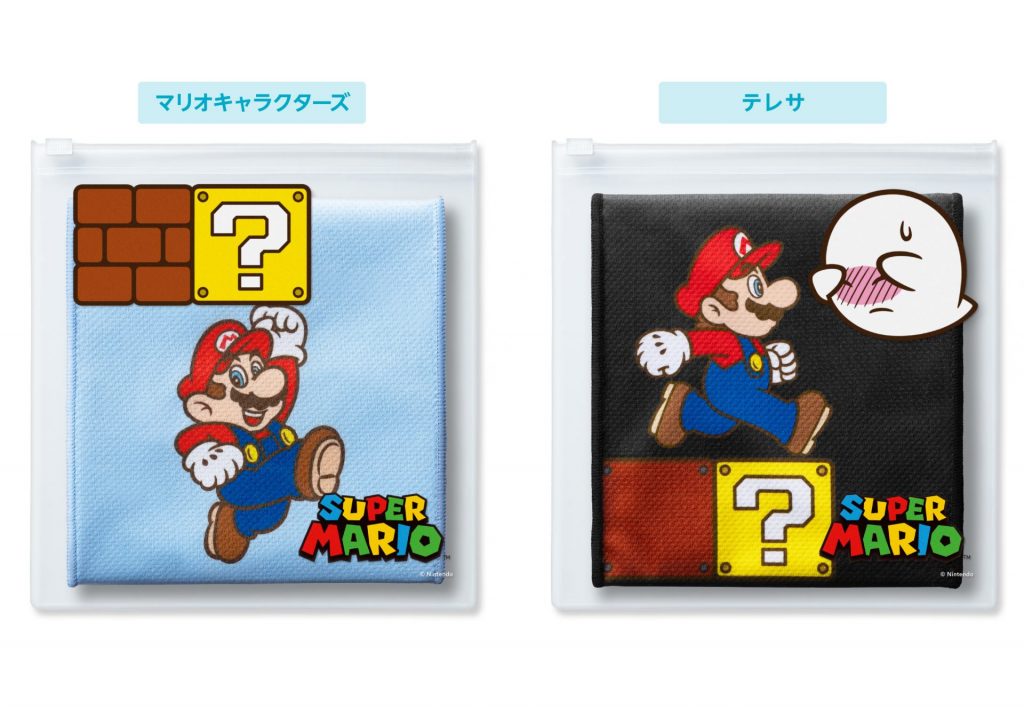 クールタオル＆ポーチ2種（マリオキャラクターズ・テレサ）（各1320円）（C）Nintendo