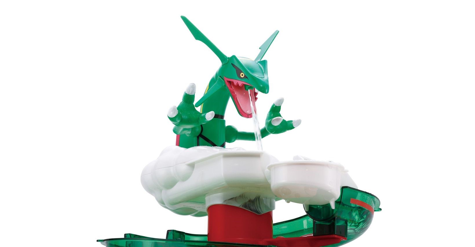 伝説のポケモン・レックウザが雲からのぞく！「そうめんスライダー
