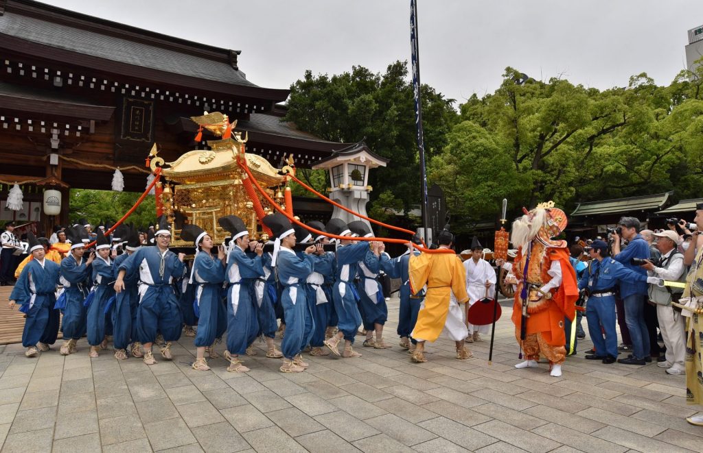 （平成30年開催時記録写真、楠公武者行列実行委員会提供）