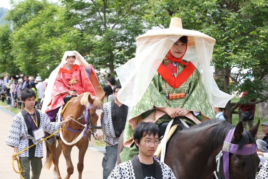 （平成30年開催時記録写真、楠公武者行列実行委員会提供）