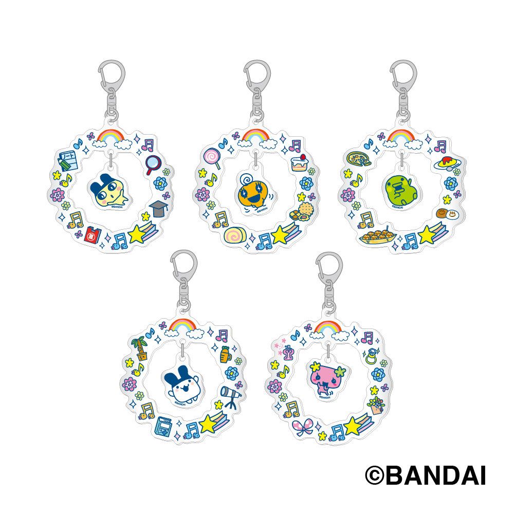 ゆらゆらアクリルキーホルダー （全5種／各1067円）（C）BANDAI