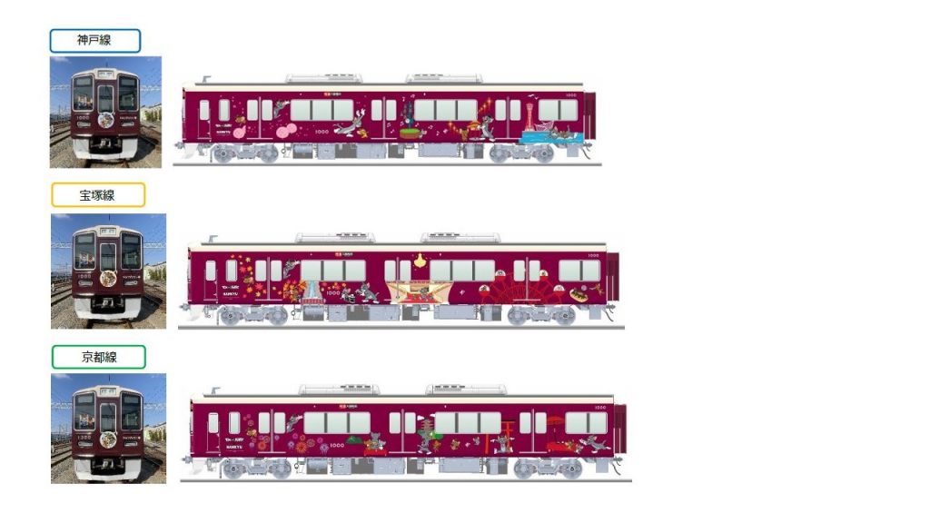 ラッピング列車「トムとジェリー号」