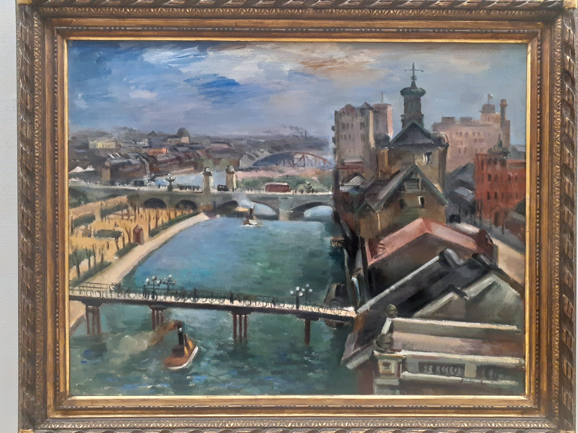 23.「山湖」髙橋一善 油絵 【公式通販】