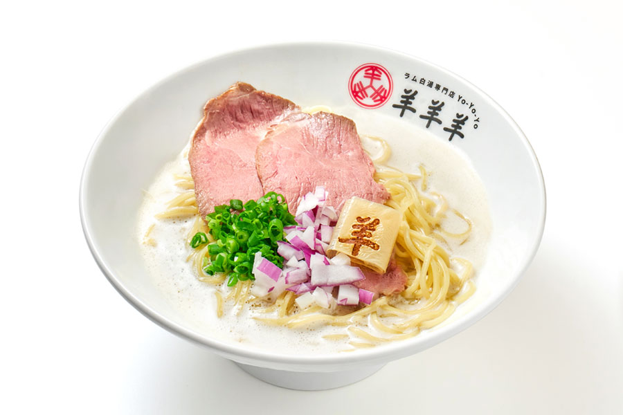 ラム白湯専門店 羊羊羊「ラム白湯ラーメン」（1100円）